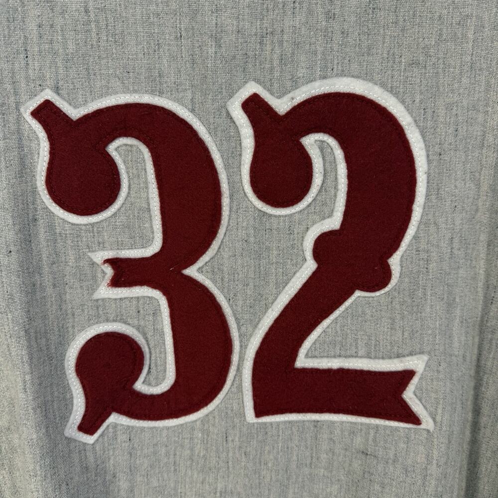 Colosseum Indiana Hoosiers 32 Jersey Mens XXL Gray Wool Blend Basketball - Picture 8 of 10